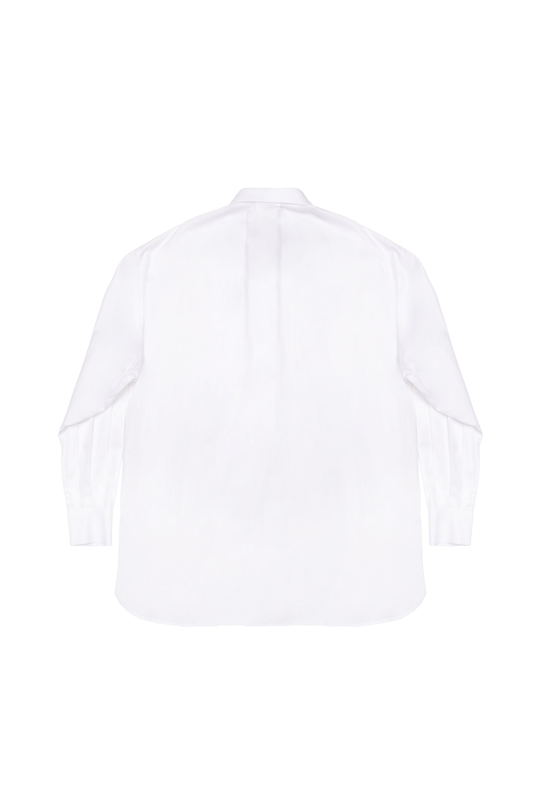 Pleat-Sleeve Oversized Shirt