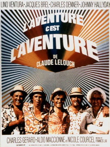 Affiche du film L’aventure c’est l’aventure en 1972