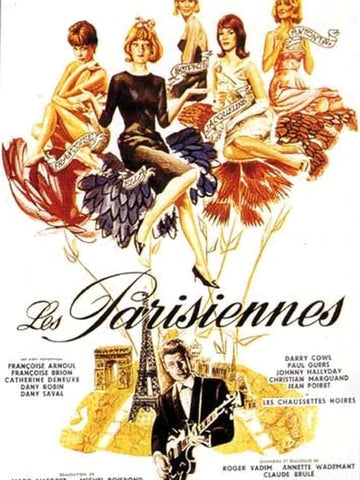 Affiche du film Les parisiennes en 1962