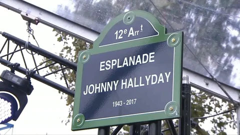 Esplanade Johnny Hallyday à Paris