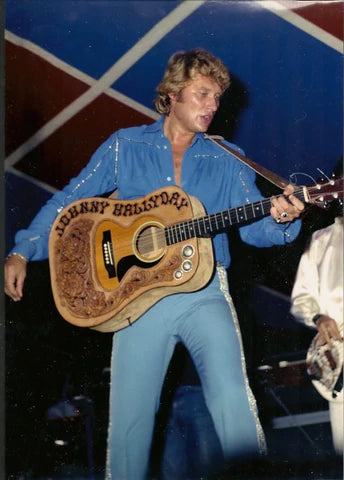 Guitare Martin modèle sur mesure de Johnny Hallyday
