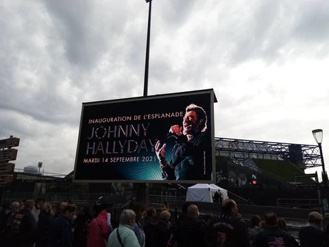 Inauguration de l’esplanade Johnny Hallyday
