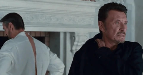 Johnny Hallyday dans le film La panthère rose 2 en 2009