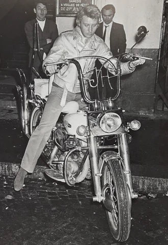 Johnny Hallyday et sa 1200 Electra Glide Custom   