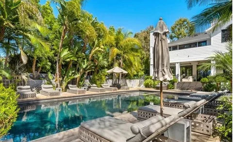 La villa de Johnny Hallyday à Los Angeles