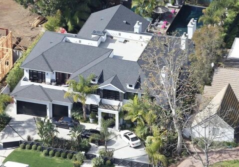 La villa de Johnny Hallyday à Los Angeles