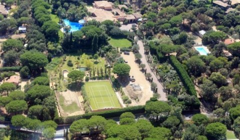 La villa de Johnny Hallyday à Ramatuelle : La Lorada