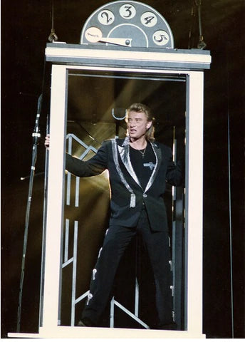 Le tour de magie de Johnny Hallyday au palais omnisports de Paris-Bercy en 1992