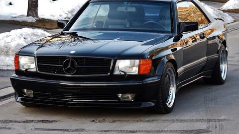 Mercedes 560 SEC AMG 6 de Johnny Hallyday