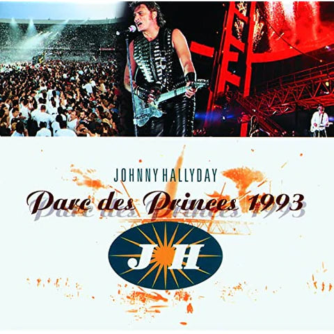 Pochette de l'album live Parc des princes de Johnny Hallyday