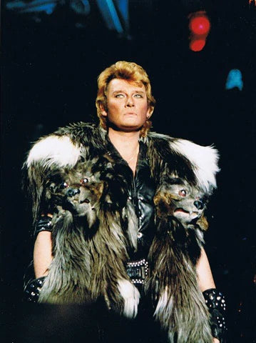 Tenue de scène de Johnny Hallyday au concert du palais des sports en 1982