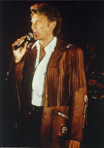 Tenue de scène de Johnny Hallyday lors du concert à la Tour Eiffel en 1989