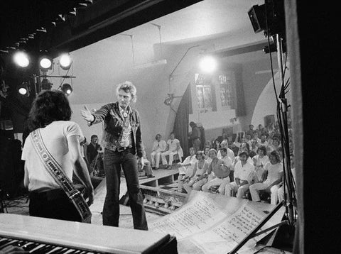 Tenue de scène de Johnny Hallyday lors du concert au pénitencier de Bochuz en 1974