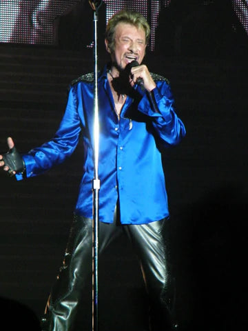 Tenue de scène de Johnny Hallyday lors du concert au Stade de France en 2012