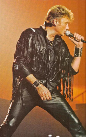 Tenue de scène de Johnny Hallyday lors du concert de Bercy en 1990
