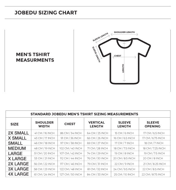 jordan shirt size chart