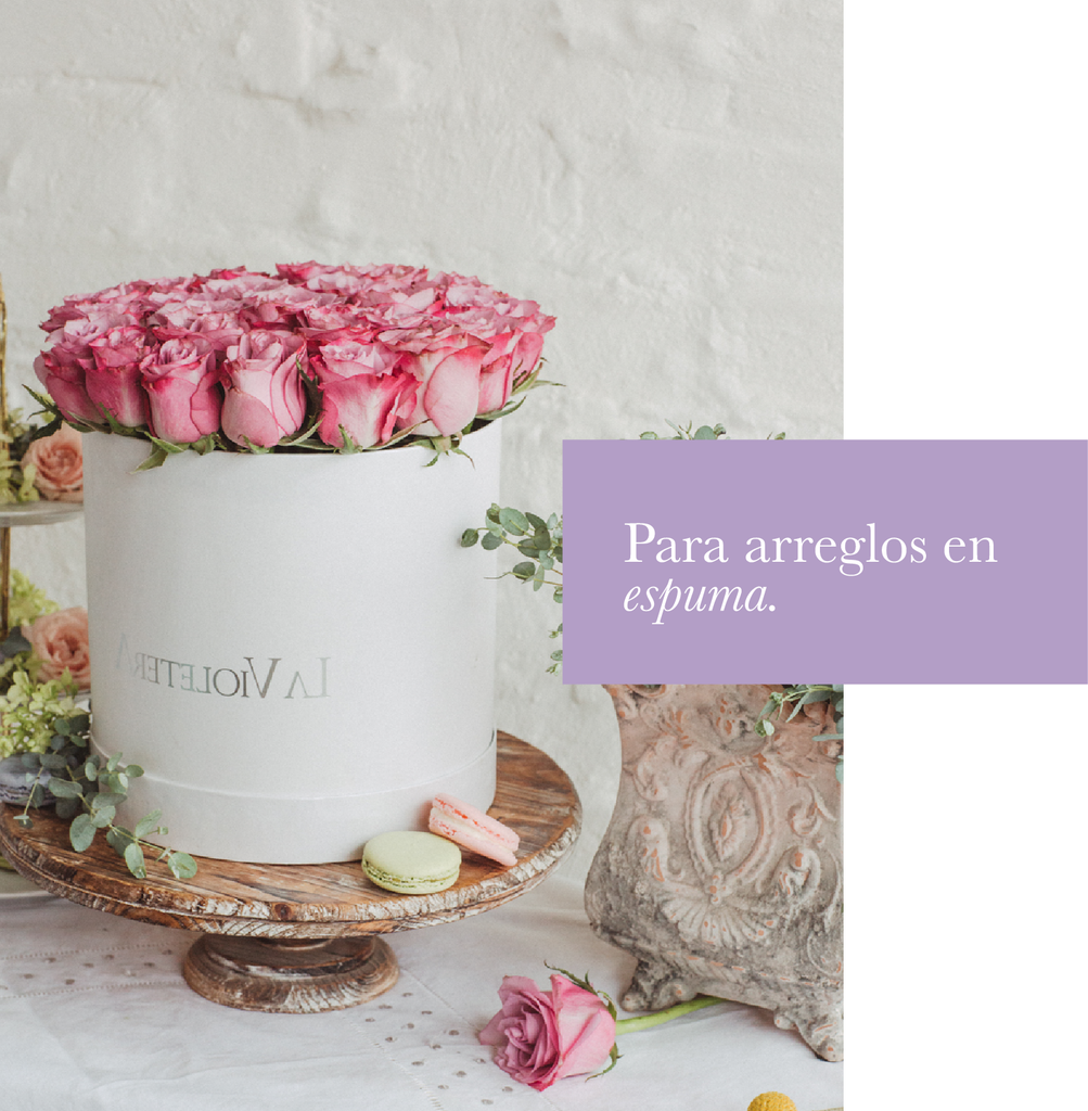 Cómo cuidar tus flores: Arreglos florales en florero o en espuma. – La  Violetera