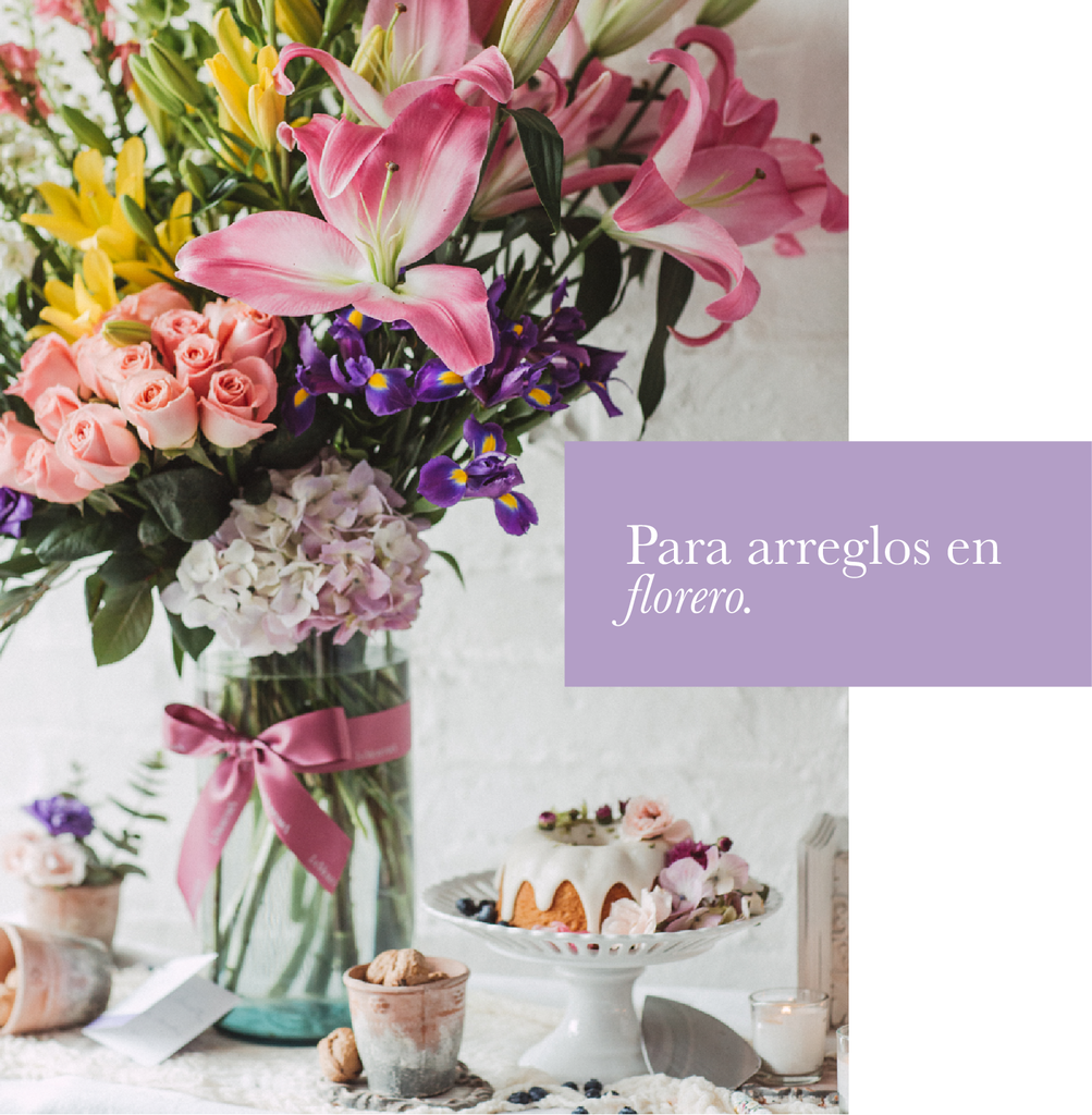 Cómo cuidar tus flores: Arreglos florales en florero o en espuma. – La  Violetera