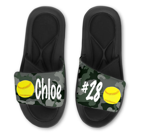 custom sandal slides