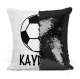 sequin soccer pillow