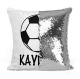 sequin soccer pillow