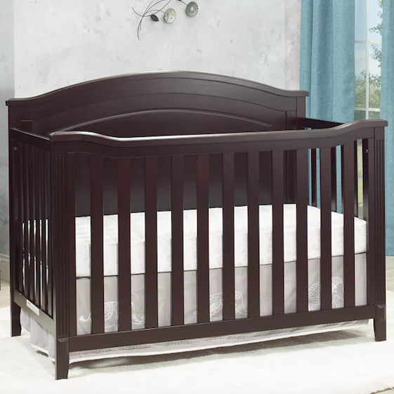 sorelle berkley round top panel crib