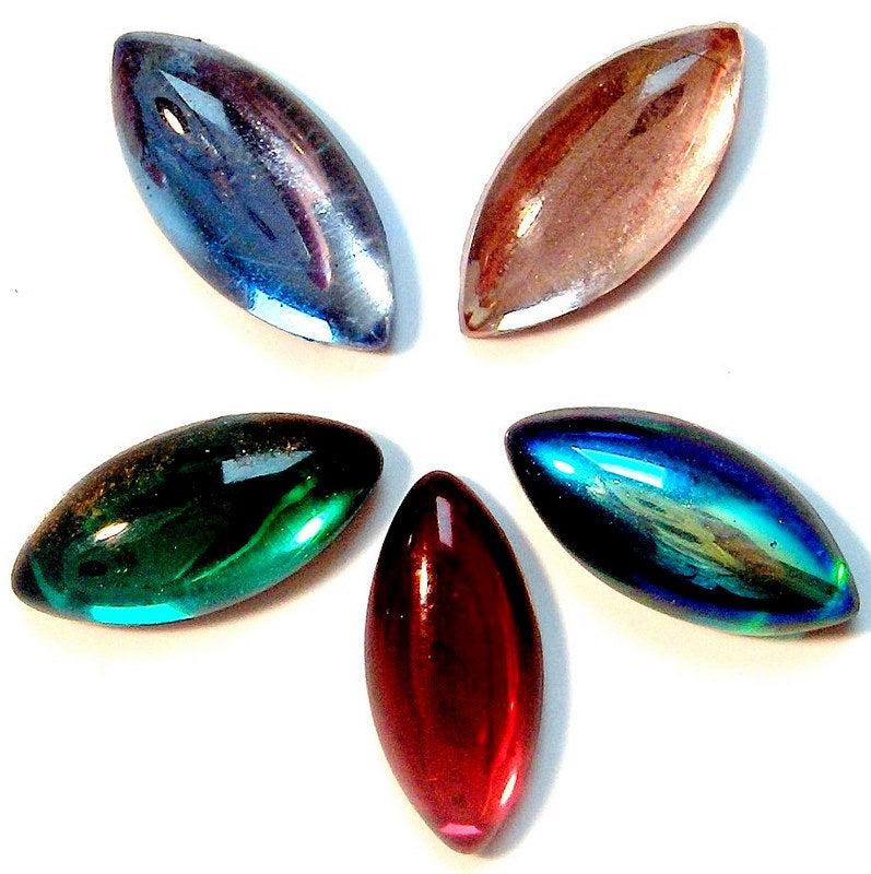 Glass Marquise / Navette Cabochons
