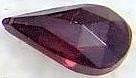 Glass Imitation Garnets Pear Specialty Stones