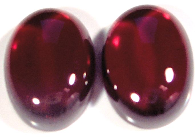 Garnet Oval Cabochons Natural Stones