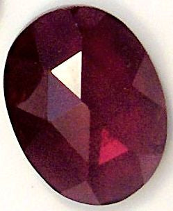 Garnet Oval Rose Cut Natural Stones