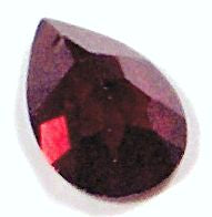 Garnet Pear Rose Cut Natural Stones