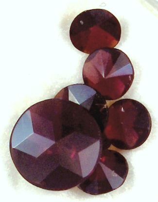 Garnet Round Star Cut Natural Stones