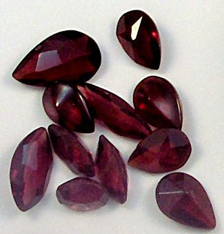 Garnet Star Cut Mix Natural Stones