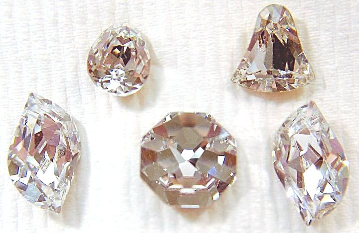 Eisenberg Jewelry Fancy Shape Rhinestones