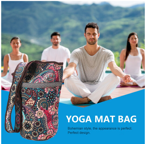 Meilleur sac de transport pour tapis de yoga style bohème pas cher bonne qualité- My féerie