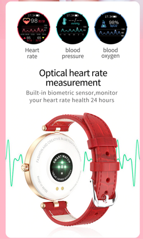 Montre connectée femme avec trackeur fréquence cardiaque - My féerie