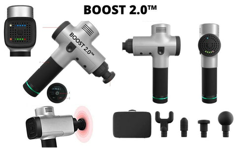 BOOST 2.0™ - Meilleur appareil pistolet de massage pour les sportifs de haut nic=veau pour récupération musculaire - Boutique My Féerie