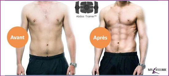 Meilleur stimulateur de muscles abdominaux avant après - My Féerie