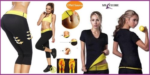 Combinaison sport Vêtement de Sudation Femme Minceur Sauna Transpiration  pour Fitness Sport Gym