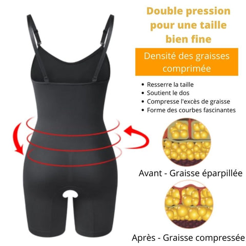 Meilleur combi-short gainant double compression taille fine - My Féerie