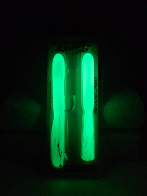 Lime Green Tube Jig - 2 Pack — High Caliber Lures