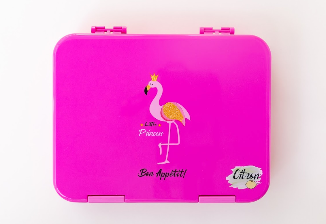 Citron Flamingo lunch box