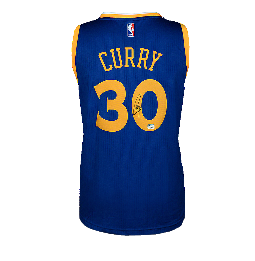 Maillot Domicile NBA Golden State Warriors Dédicacé par Steph Curry