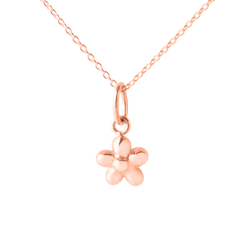 Flickering Flower Necklace rose gold