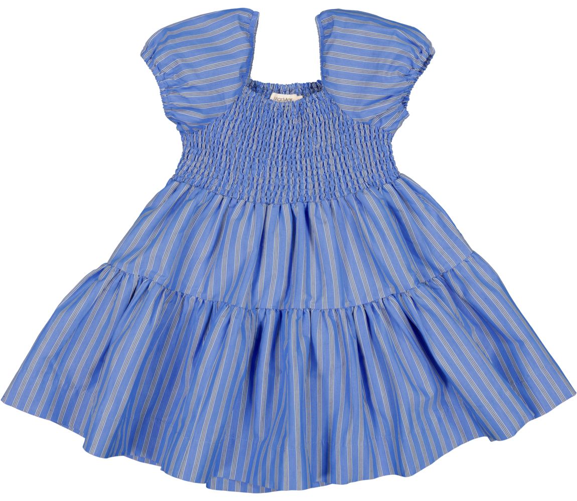 Billede af MarMar Dyman Smooth Dress - Cornflower Stripe - 92 cm / 2 år