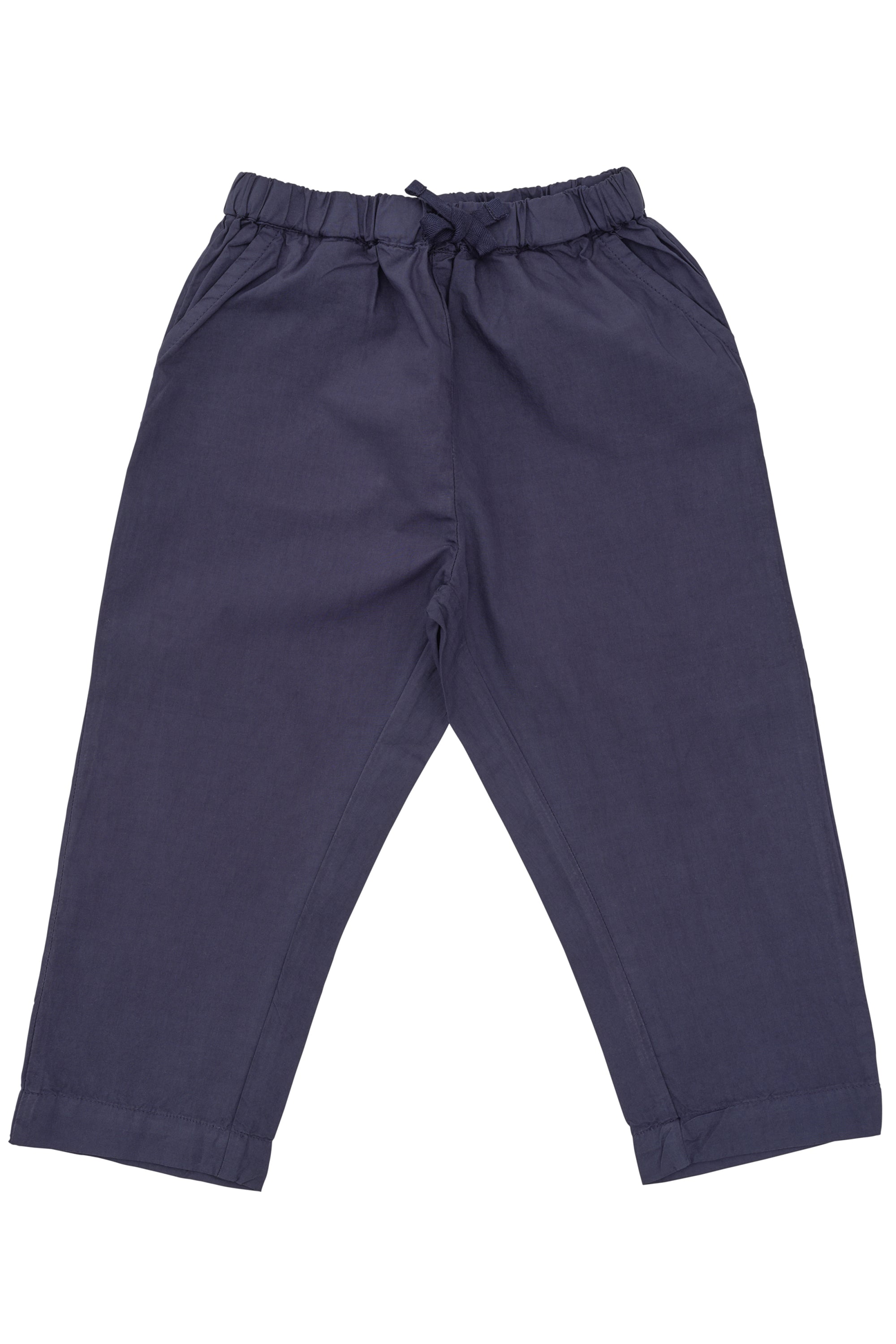 Se Copenhagen Colors Classic Poplin Pants - Navy - 86 cm hos Luxbaby.dk