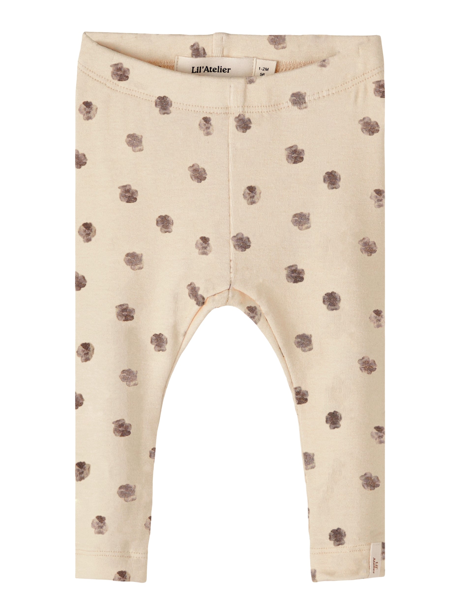 Se Lil Atelier Gaya Slim Leggings - Fog - 56 cm hos Luxbaby.dk