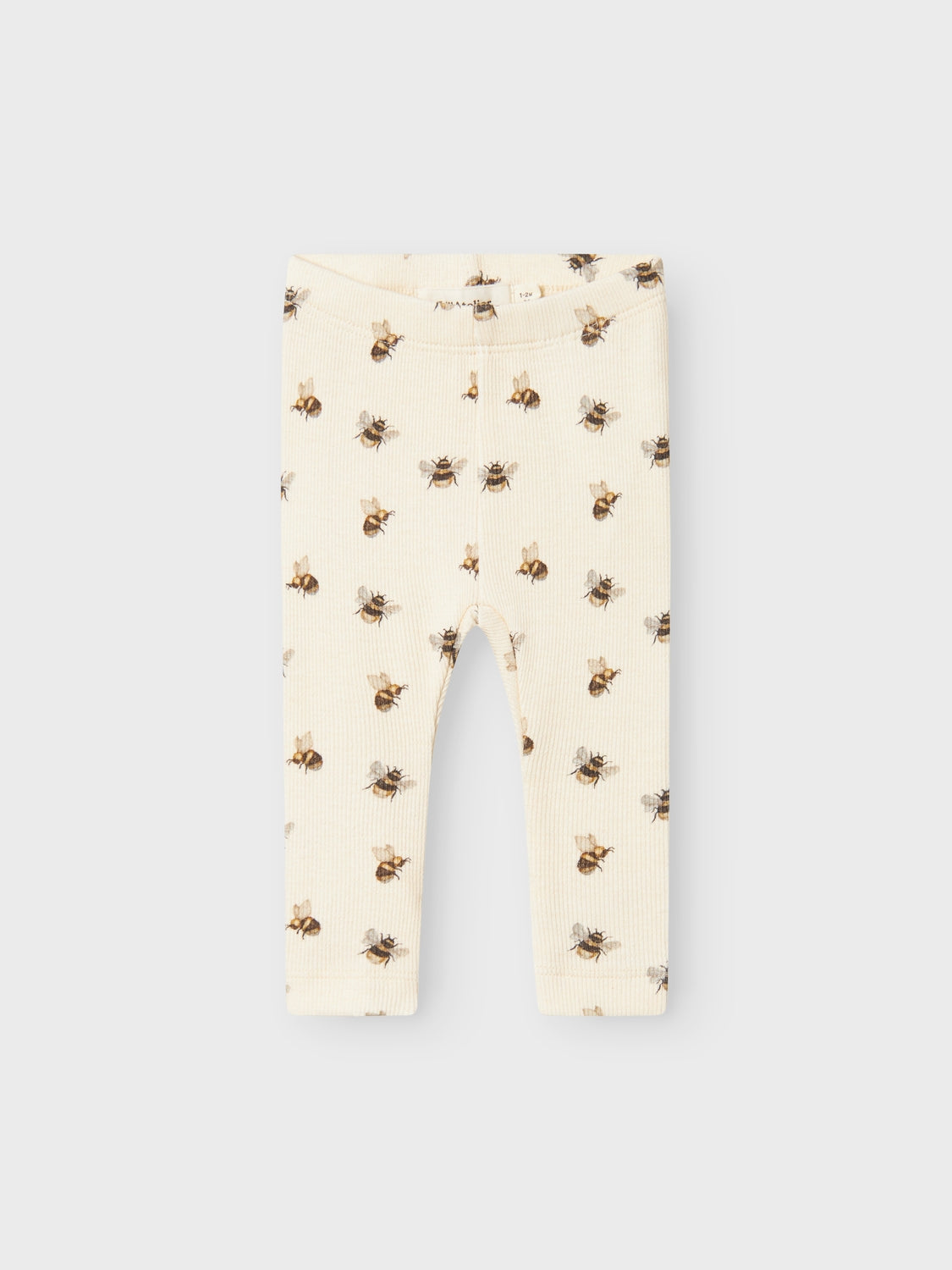 Billede af Lil Atelier Gavo Kye Slim Leggings med Humlebi - Turtledove - 56 cm