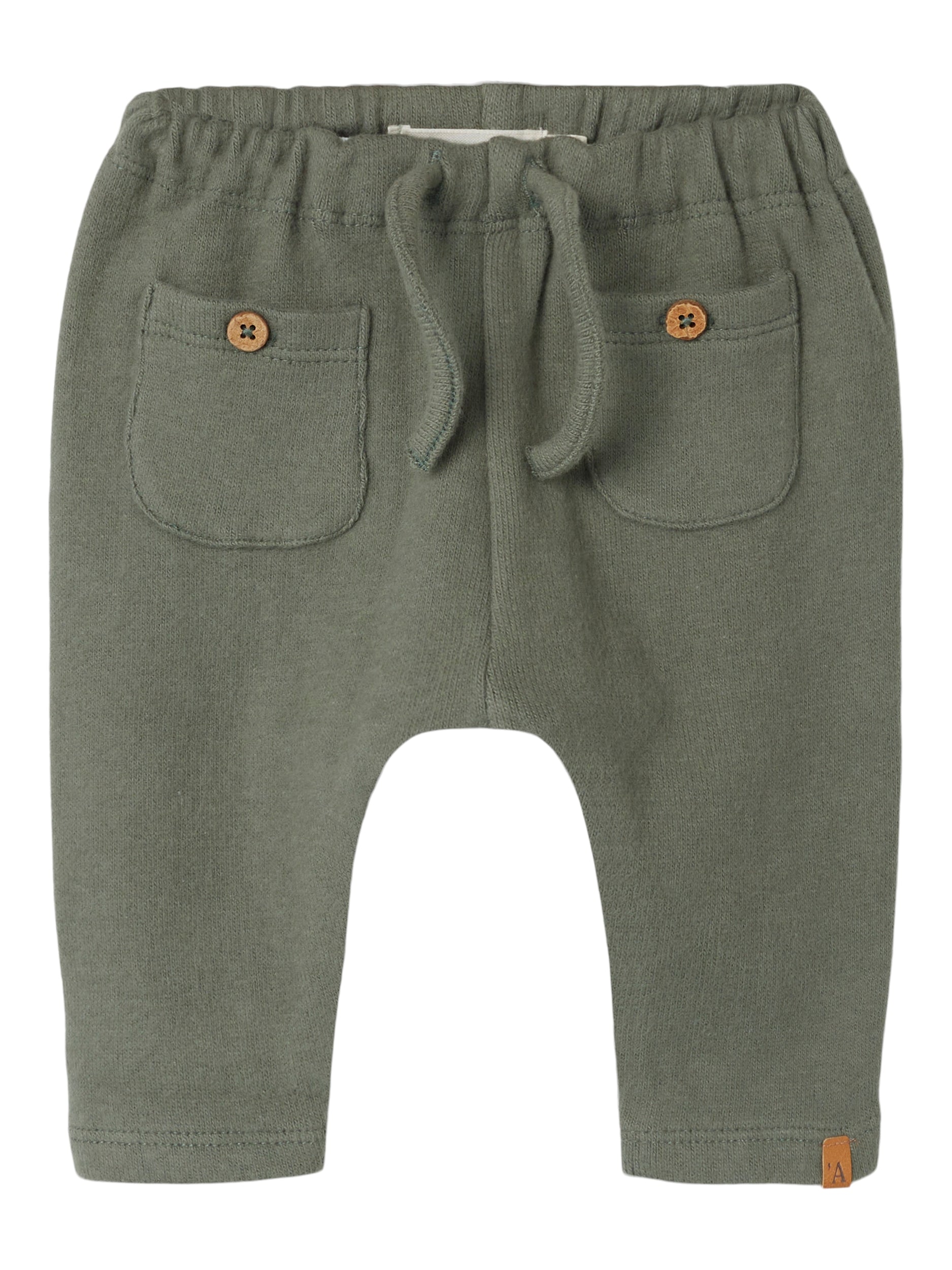 Billede af Lil Atelier Thor Loose Pants - Agave Green - 56 cm