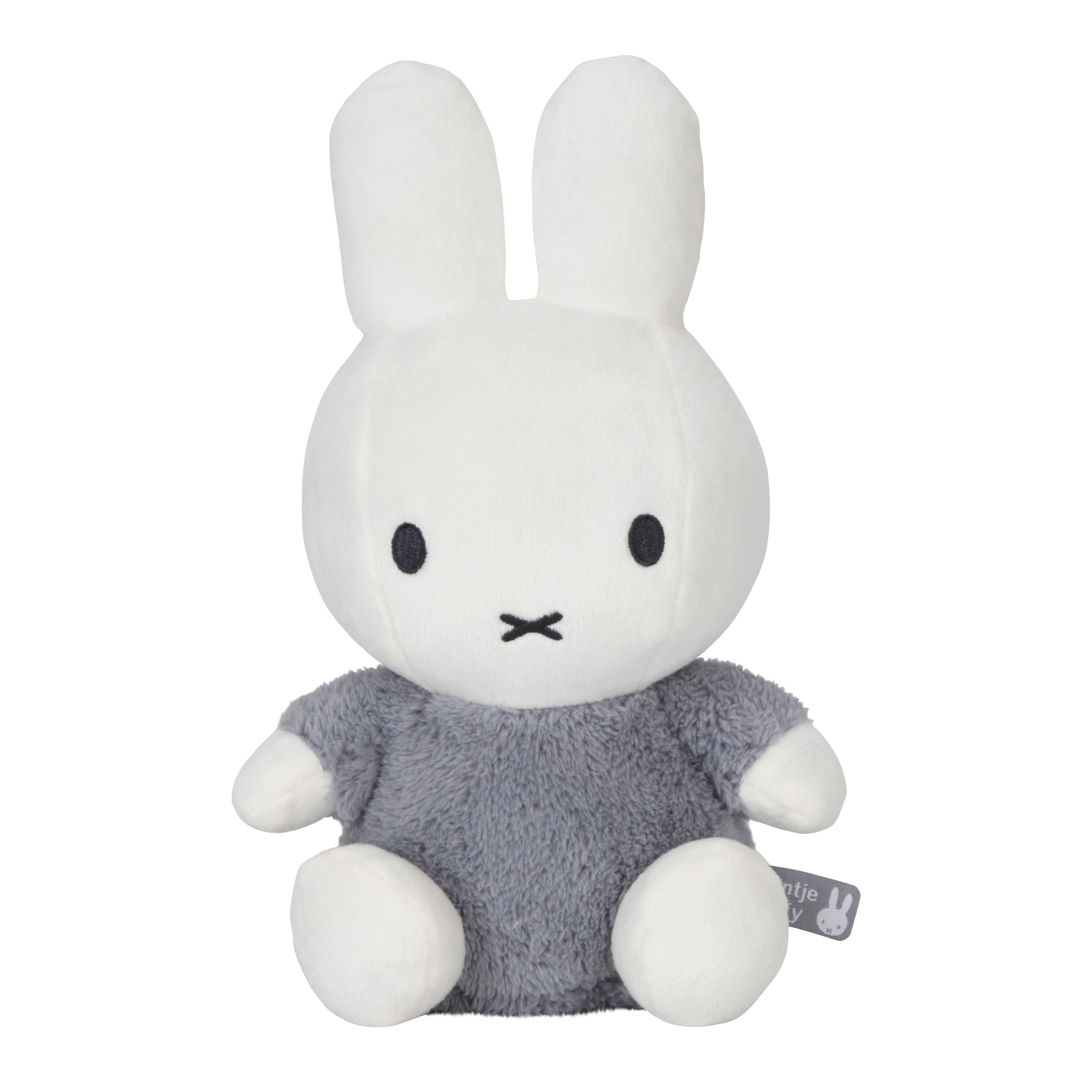 Se Little Dutch Miffy Kramme Bamse 35 cm - Fluffy Blue hos Luxbaby.dk